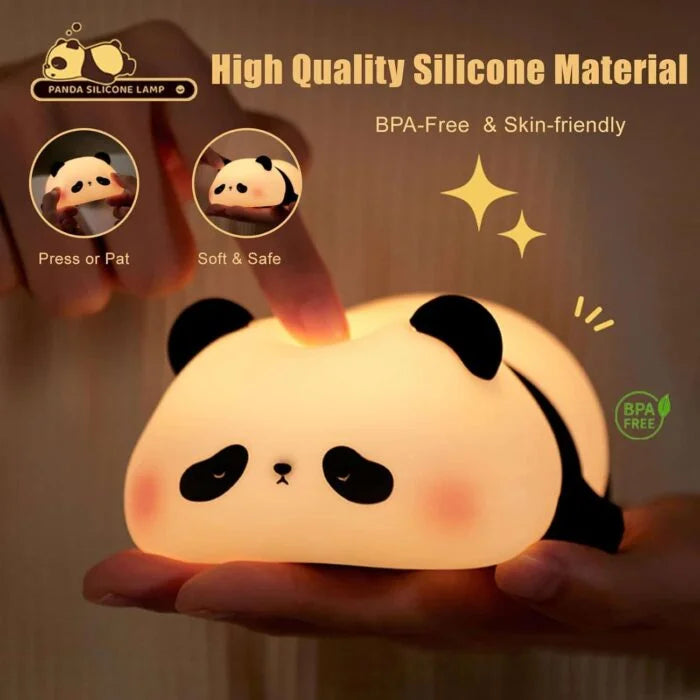 Cute Silicone Panda LED Night Light