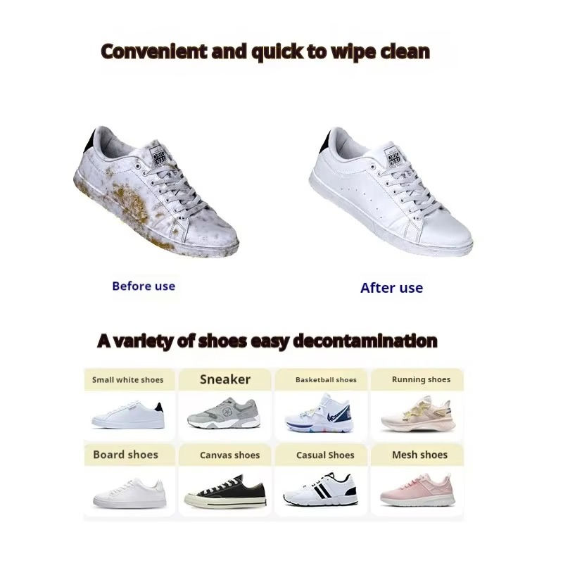 Shoe Cleaning Wipes – Pack of 80