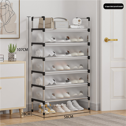 Dustproof Multilayer Shoe Rack