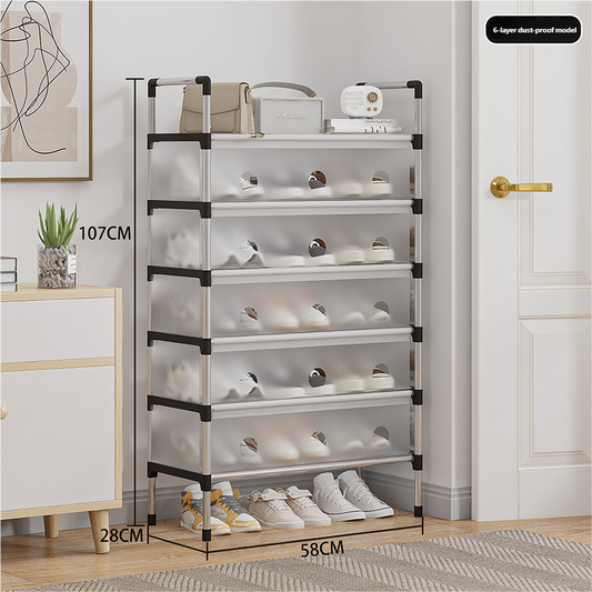 Dustproof Multilayer Shoe Rack