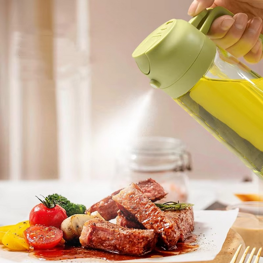 2 in 1 Leakproof Oil Dispenser Bottle for Kitchen