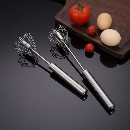 12 Inches Semi Auto Manual Egg Beater – Stainless Steel Hand Whisk & Stirrer