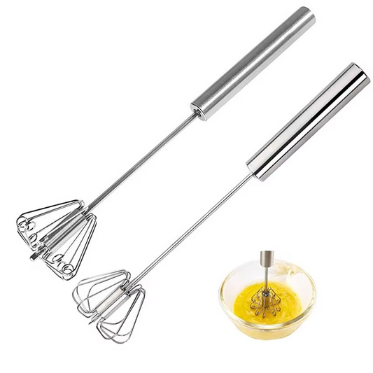 12 Inches Semi Auto Manual Egg Beater – Stainless Steel Hand Whisk & Stirrer