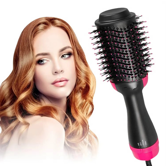 One Step Hot Air Brush Dryer & Styler – 2 in 1 Hair Volumizer and Straightening Brush
