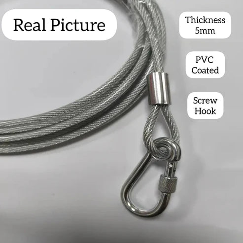 Stainless Steel PVC Coated Clothesline – Heavy Duty Rustproof Laundry Drying Wire