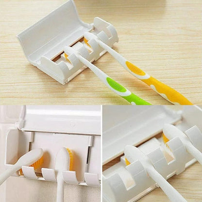 Toothpaste Dispenser & Brush Holder