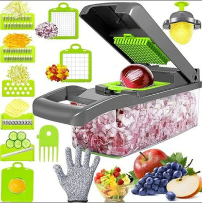 Kitchen Ideas 14 in 1 Vegetable Slicer & Cutter
